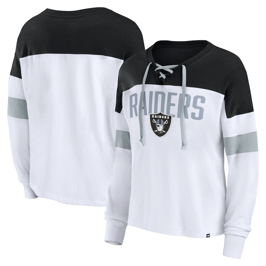 

Футболка с длинным рукавом Fanatics Branded Las Vegas Raiders, белый