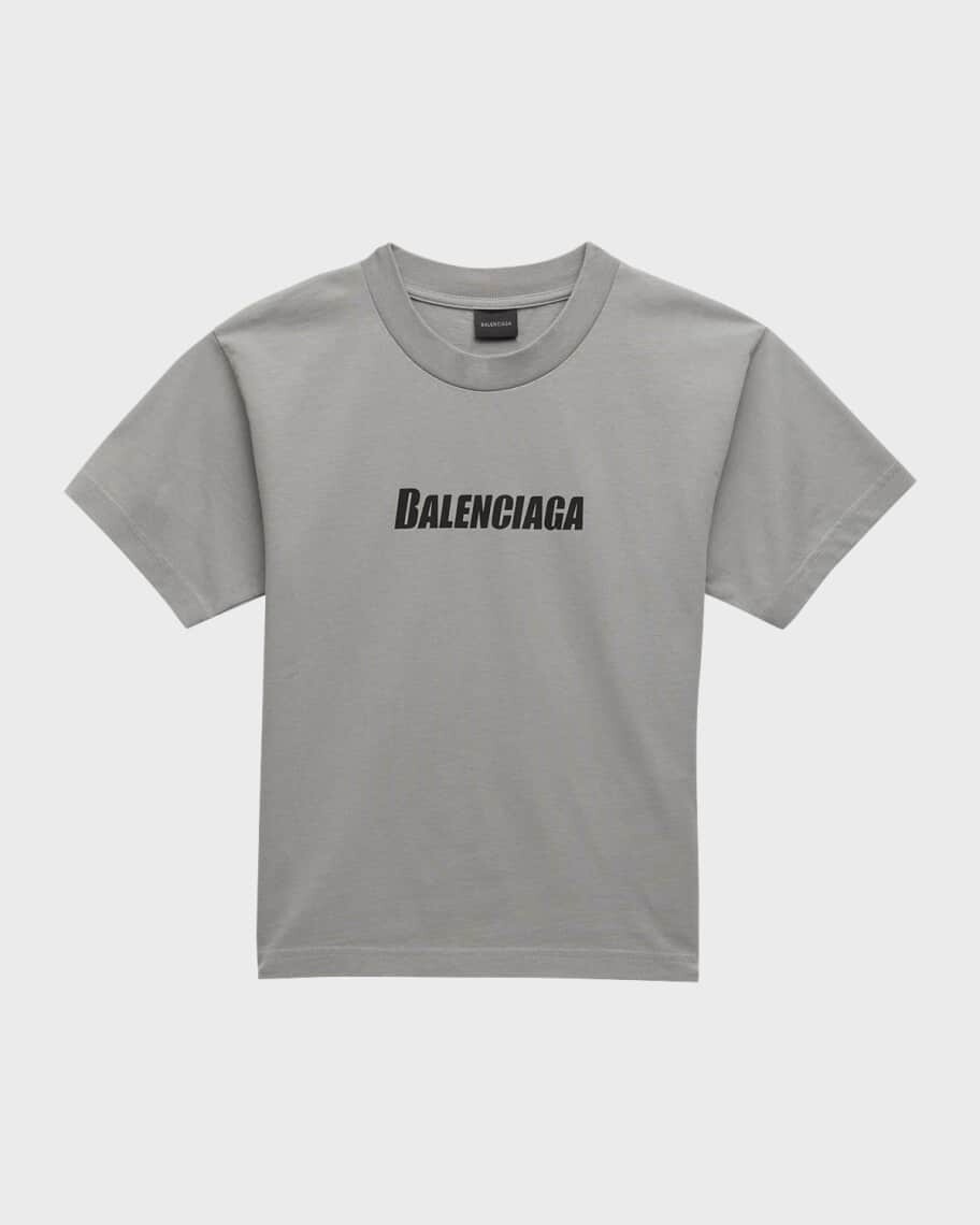 

Детская свободная футболка с логотипом, размеры 2–10 Balenciaga
