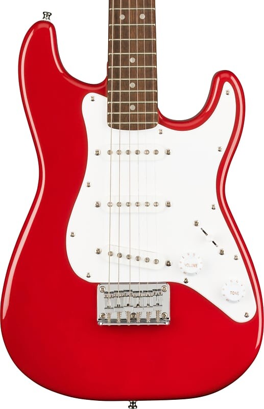 

Электрогитара Squier Mini Stratocaster Junior Electric Guitar, Laurel Fingerboard, Dakota Red