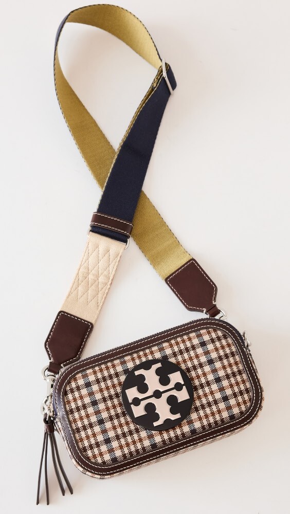 

Сумка-кроссбоди Tory Burch Miller Plaid Mini, разноцветный