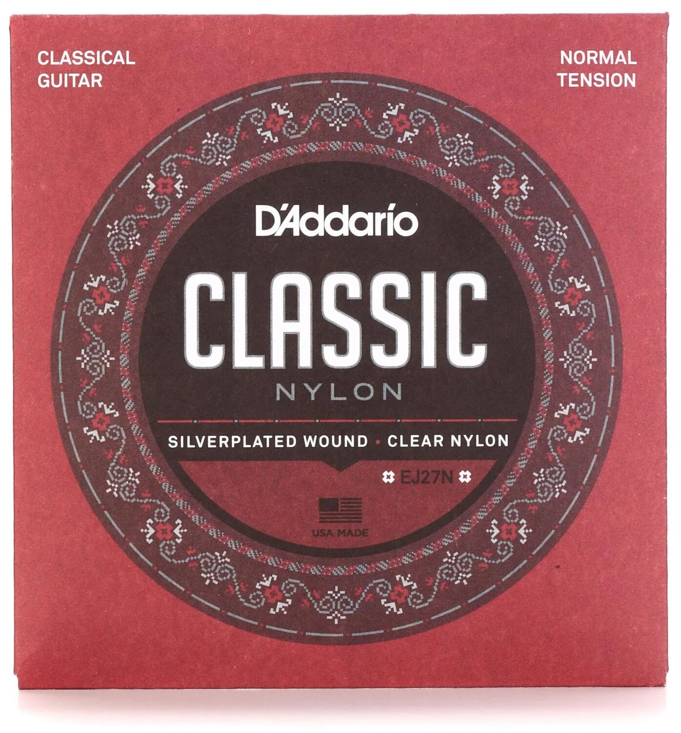 

Струны для классической гитары D'Addario EJ27N Student с посеребренным нейлоновым сердечником - нормальное натяжение