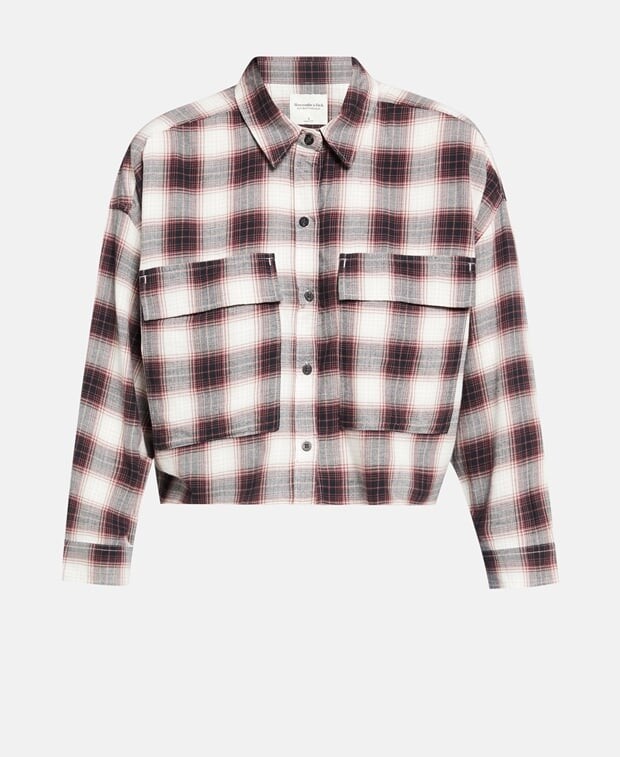 

Блузка для отдыха Abercrombie & Fitch, красный