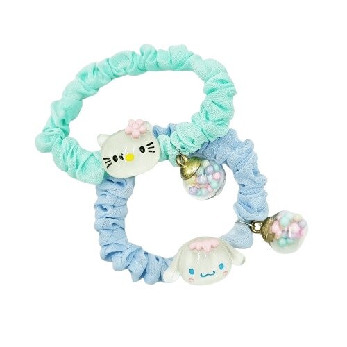 

Резинки для волос 2 шт. Hello Kitty и Cinnamoroll Myhomelife