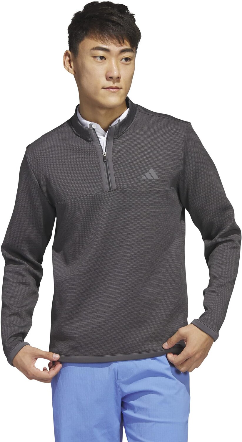 

Куртка Microdot 1/4 Zip Golf Pullover adidas, черный