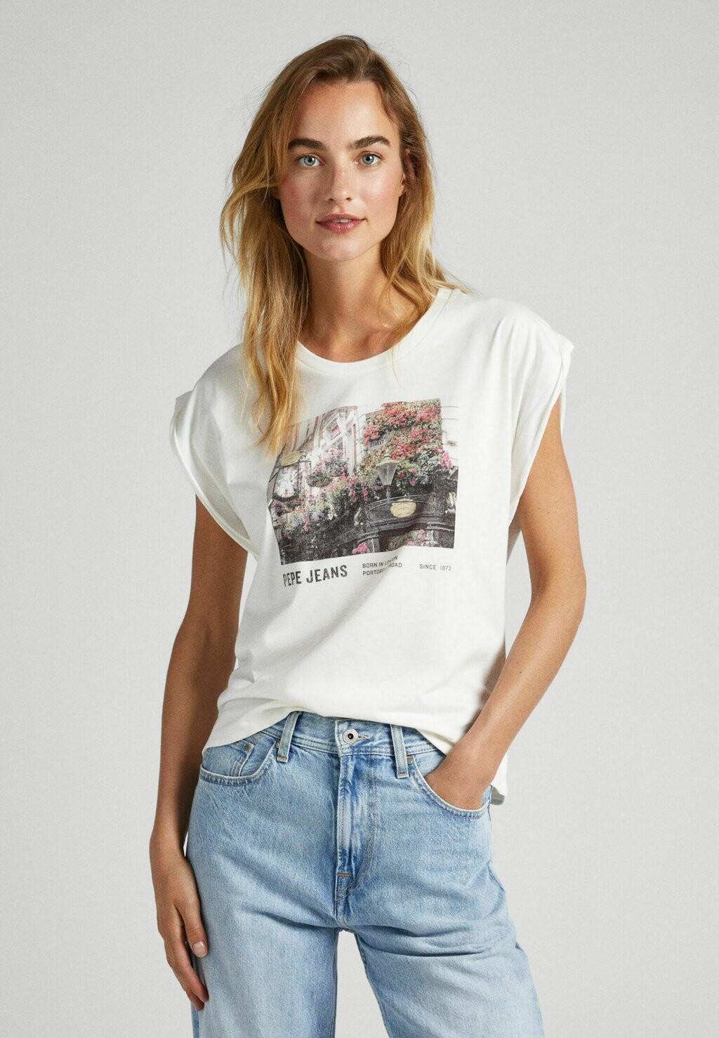 

Футболка с принтом Pepe Jeans