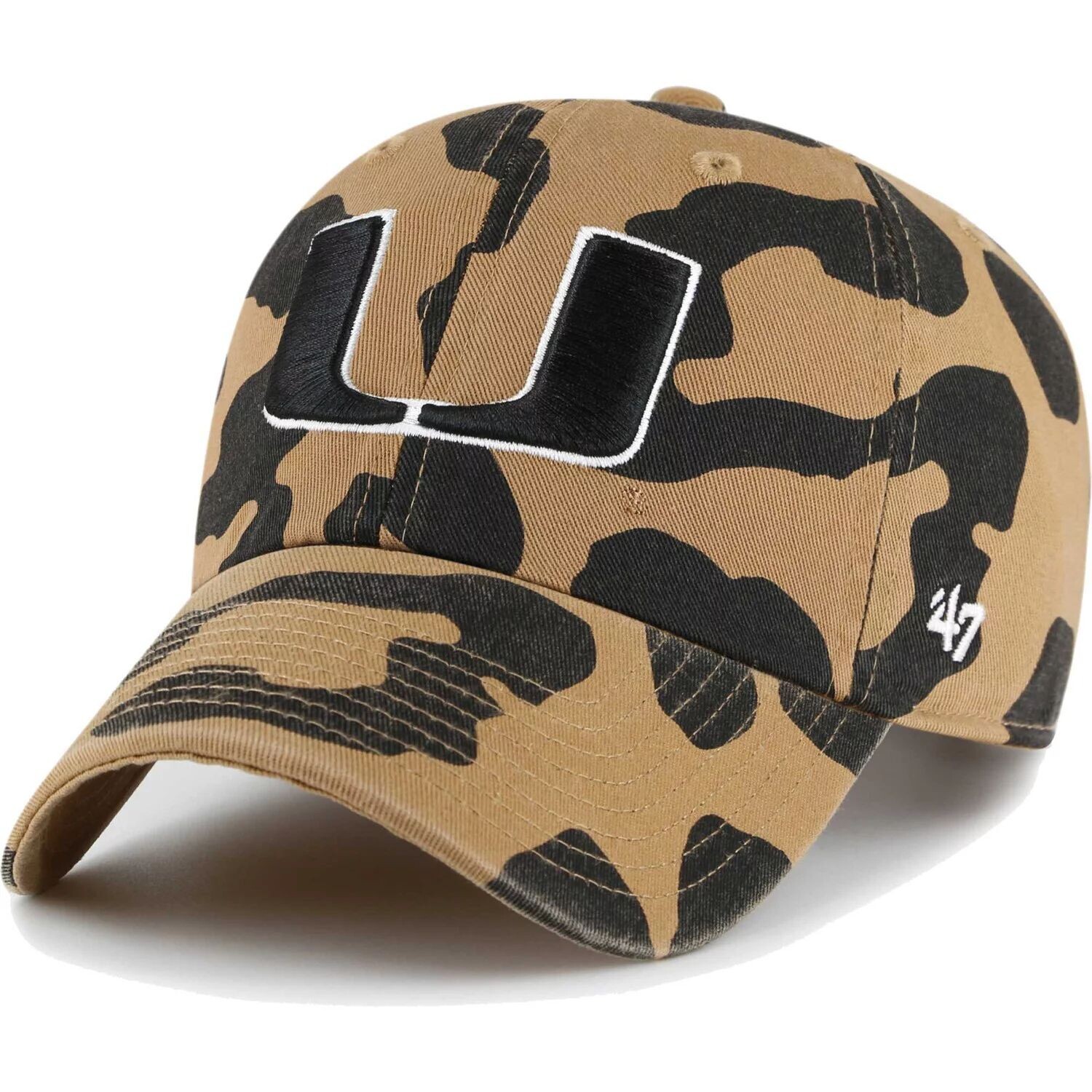 

Женская регулируемая кепка с леопардовым принтом '47 Miami Hurricanes Rosette