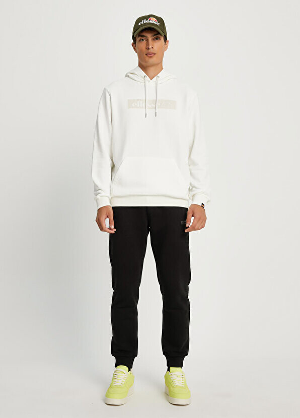 

Белая мужская толстовка с капюшоном Ellesse, Белый