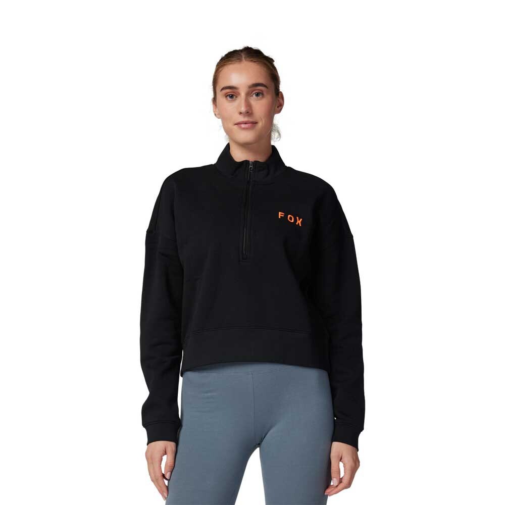 цена Толстовка Fox Racing Lfs Magnetic Half Zip, черный