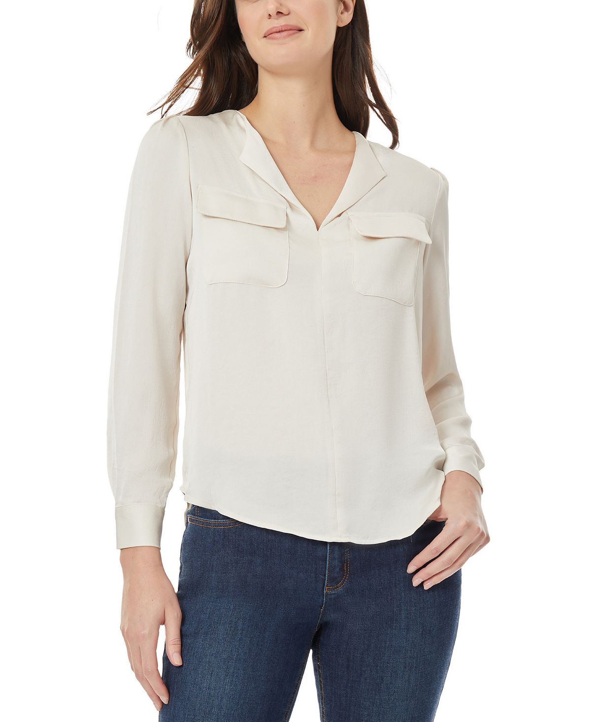 Женская упрощенная блузка в деловом стиле Jones New York