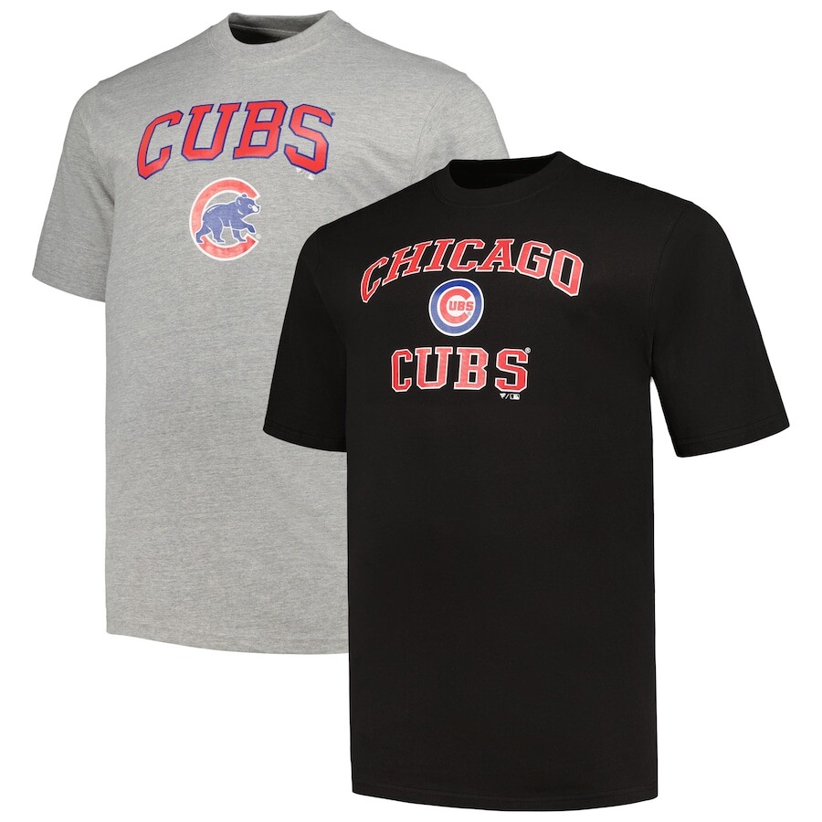 

Футболка с коротким рукавом Profile Chicago Cubs, черный