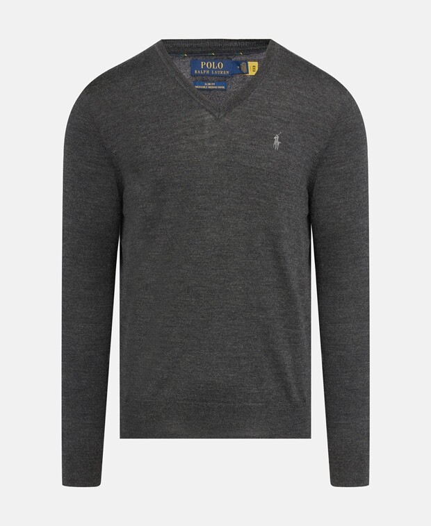 

Шерстяной джемпер Polo Ralph Lauren, светло-серый