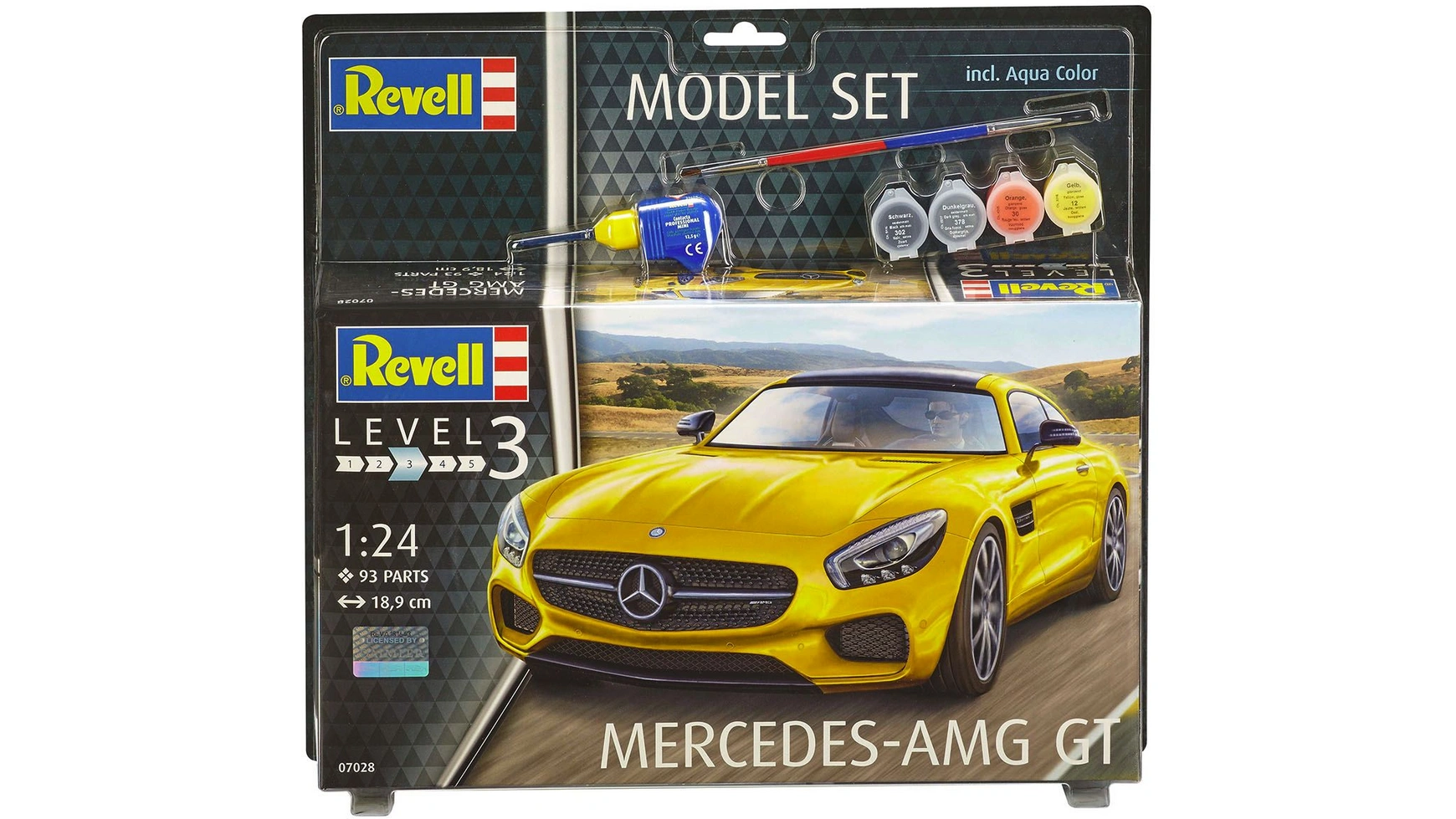 Revell Набор моделей Mercedes-AMG GT модель машины mercedes benz amg gt r масштаб 1 38 микс
