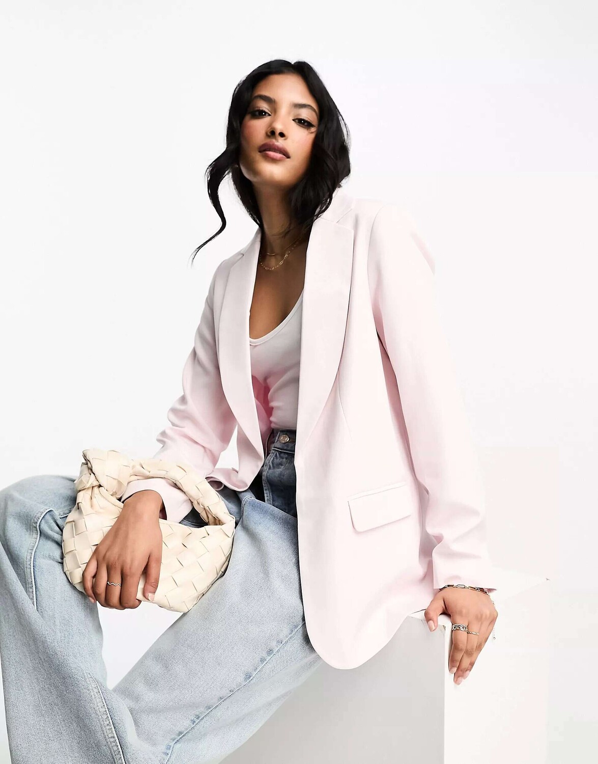 

Розовый блейзер Miss Selfridge - РОЗОВЫЙ
