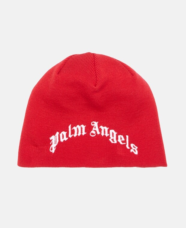 

Шерстяная шапка Palm Angels, белый