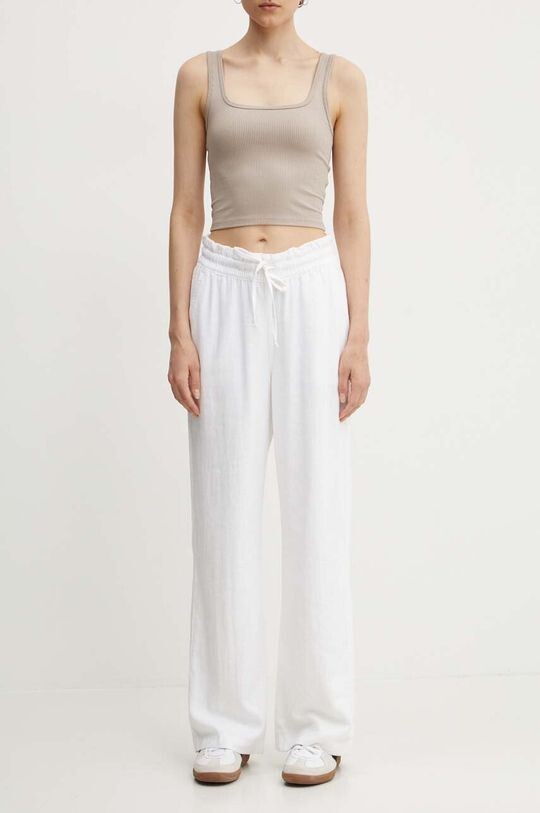 

Льняные брюки Hollister Co., белый