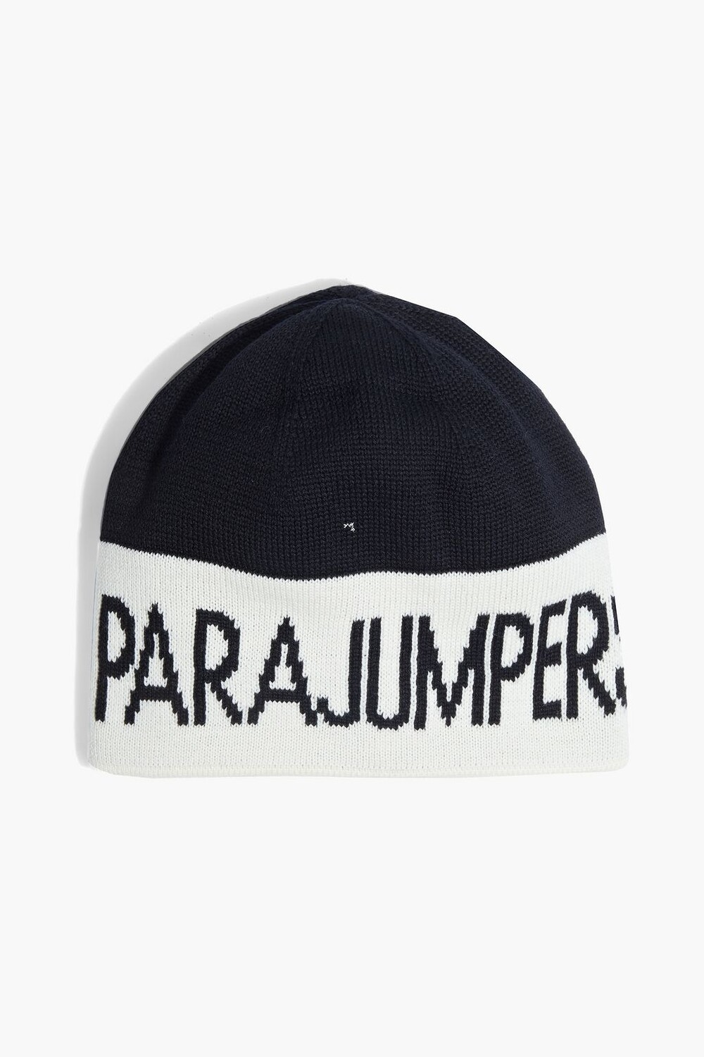 

Шапка жаккардовой вязки из шерсти PARAJUMPERS, черный