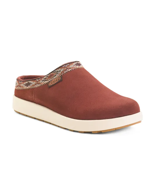 

Замшевые шлепанцы Elle с мюлями Keen, цвет Andorra