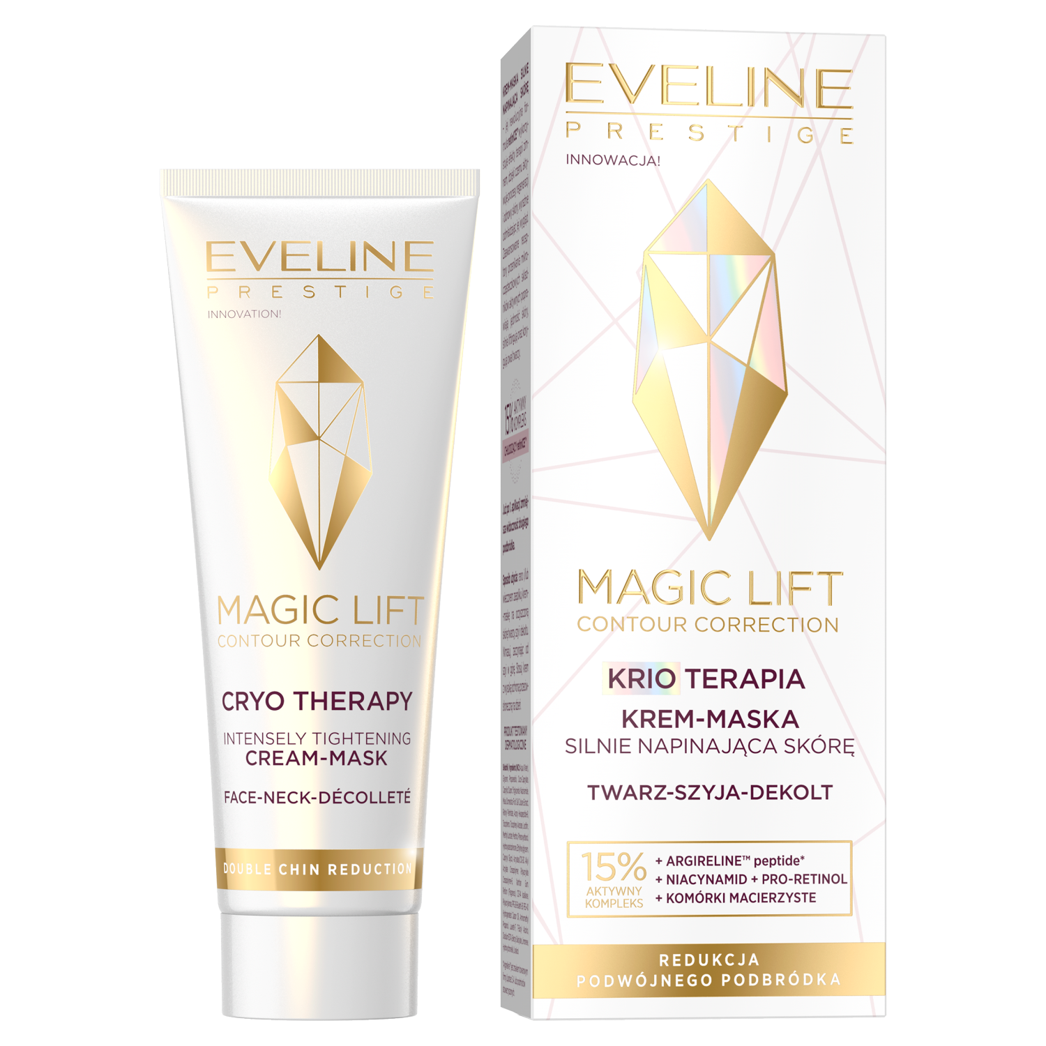 Крем-маска сильно подтягивающая кожу для лица Eveline Cosmetics Magic Lift, 50 мл