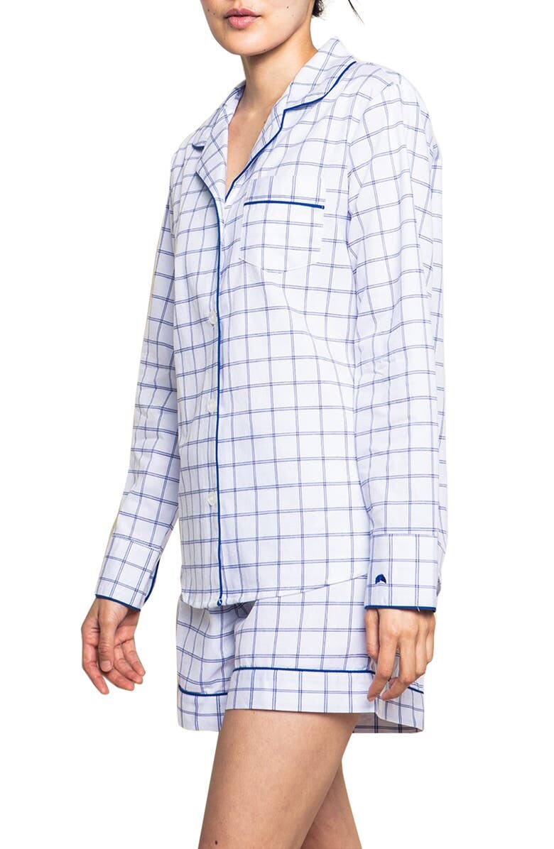 

Короткая пижама Nantucket Tattersall PETITE PLUME, белый
