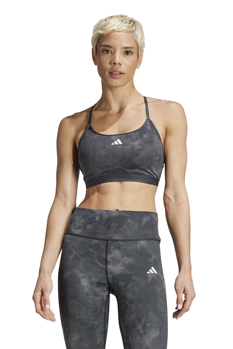 

Спортивный бюстгальтер Essentials с открытой спиной Adidas Performance, серый