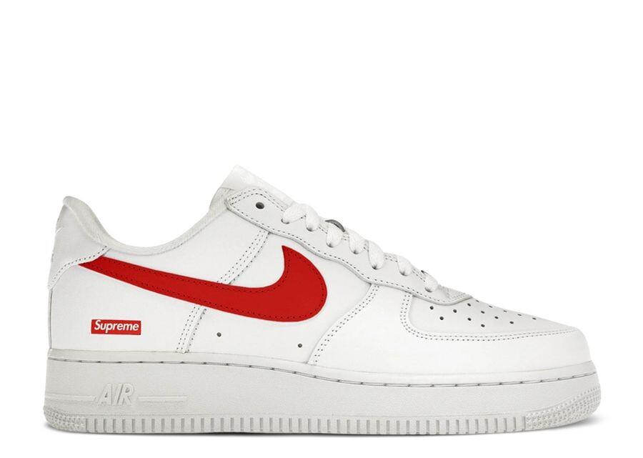 

Кроссовки Nike Supreme X Air Force 1 Low, цвет Box Logo Speed Red Shanghai Exclusive