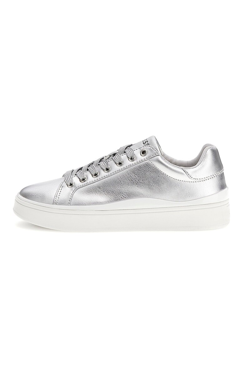 

Туфли из экокожи с эффектом металлик Guess, серебряный