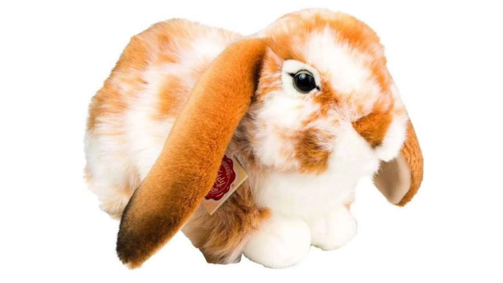 Кролик светло-коричнево-белый 30 см 937913 Teddy-Hermann плюшевый лежачий единорог 60см белый