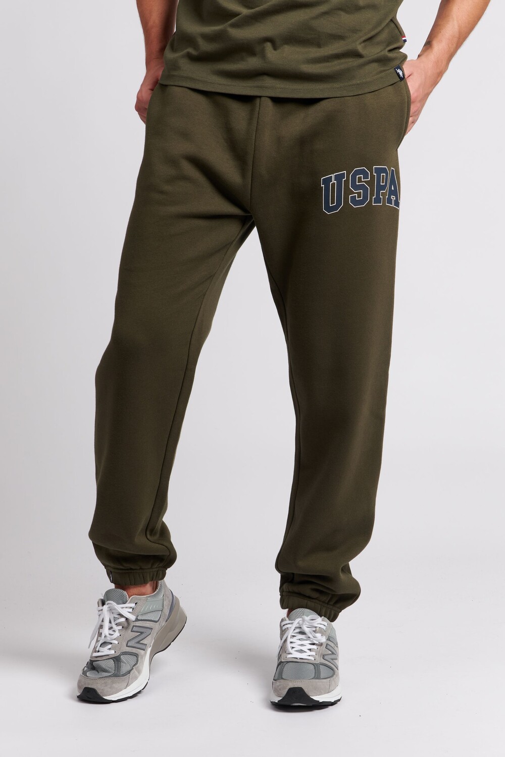 

Мужские беговые брюки с логотипом Forest Night Arch U.S. Polo Assn, зеленый
