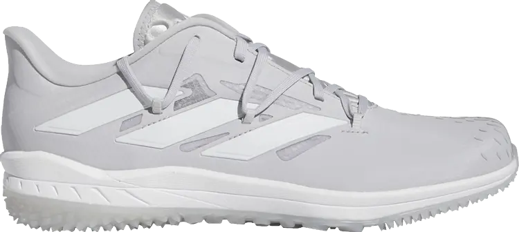 

Кроссовки Adizero Afterburner 9 TF 'Team Light Grey', серый