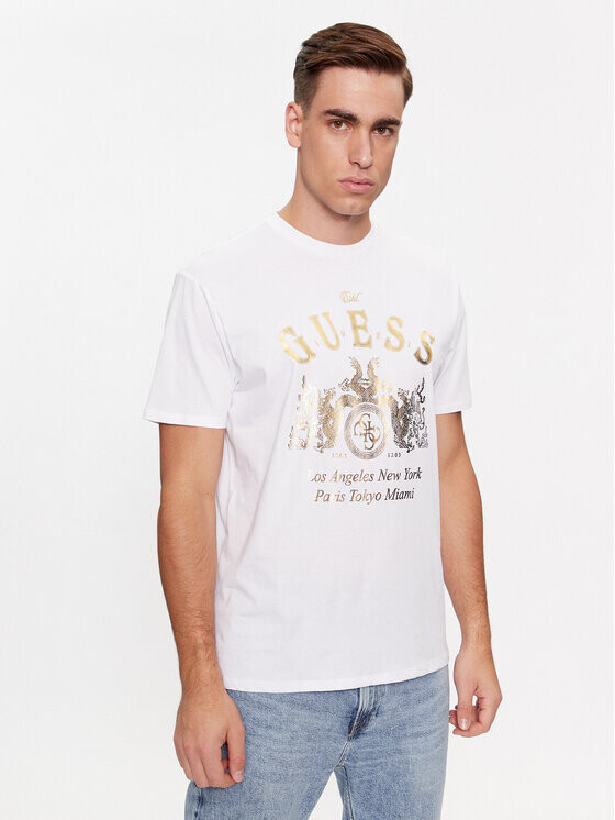 

Футболка стандартного кроя Guess, белый
