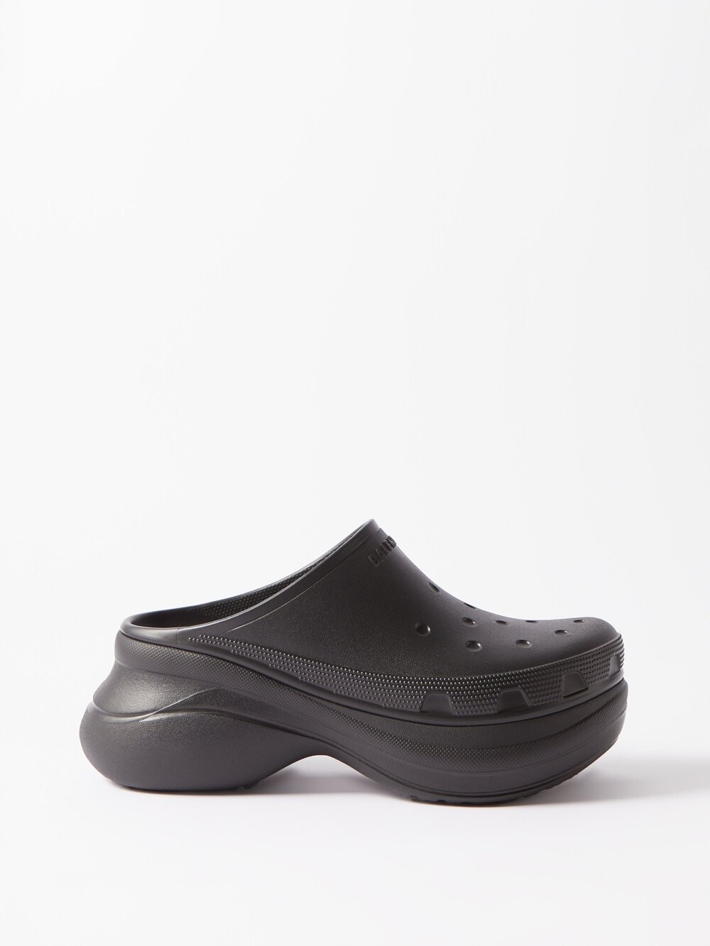 

Сабо на платформе из формованной резины x crocs Balenciaga, черный
