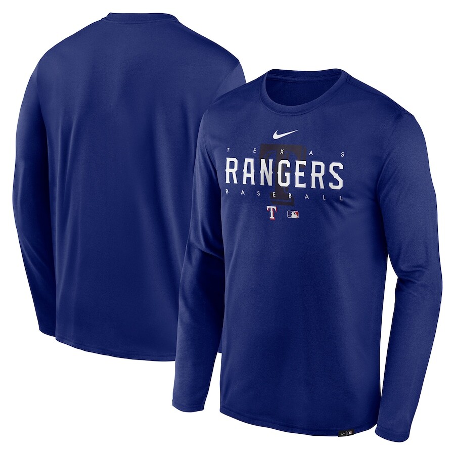 

Футболка с длинным рукавом Nike Texas Rangers, роял
