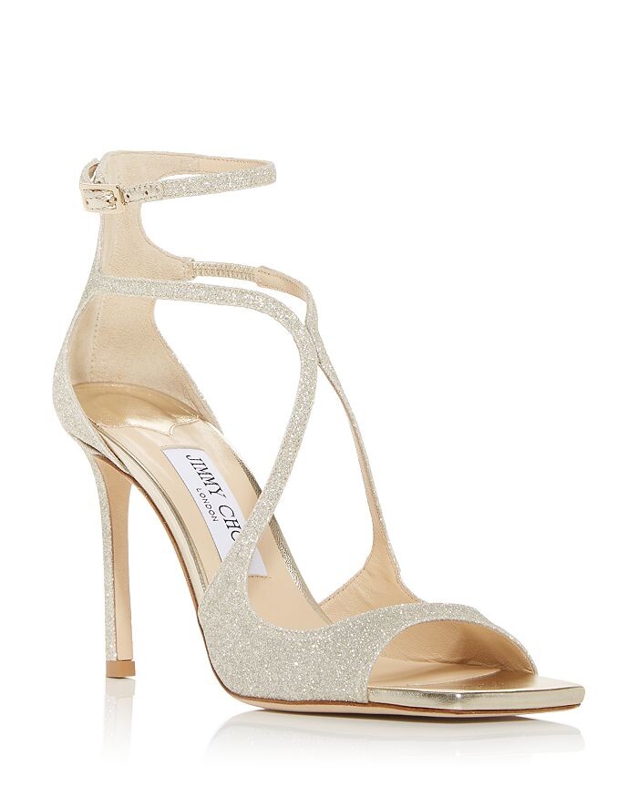 

Женские босоножки Azia 95 на высоком каблуке с ремешками Jimmy Choo