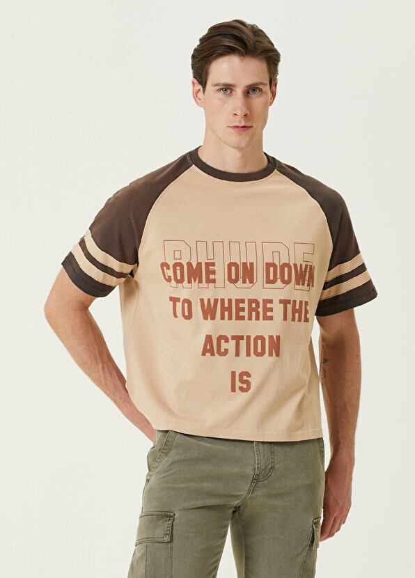 

Футболка kamel с логотипом Rhude