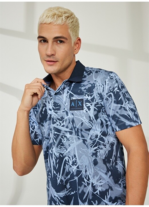 

Однотонная мужская футболка-поло Armani Exchange