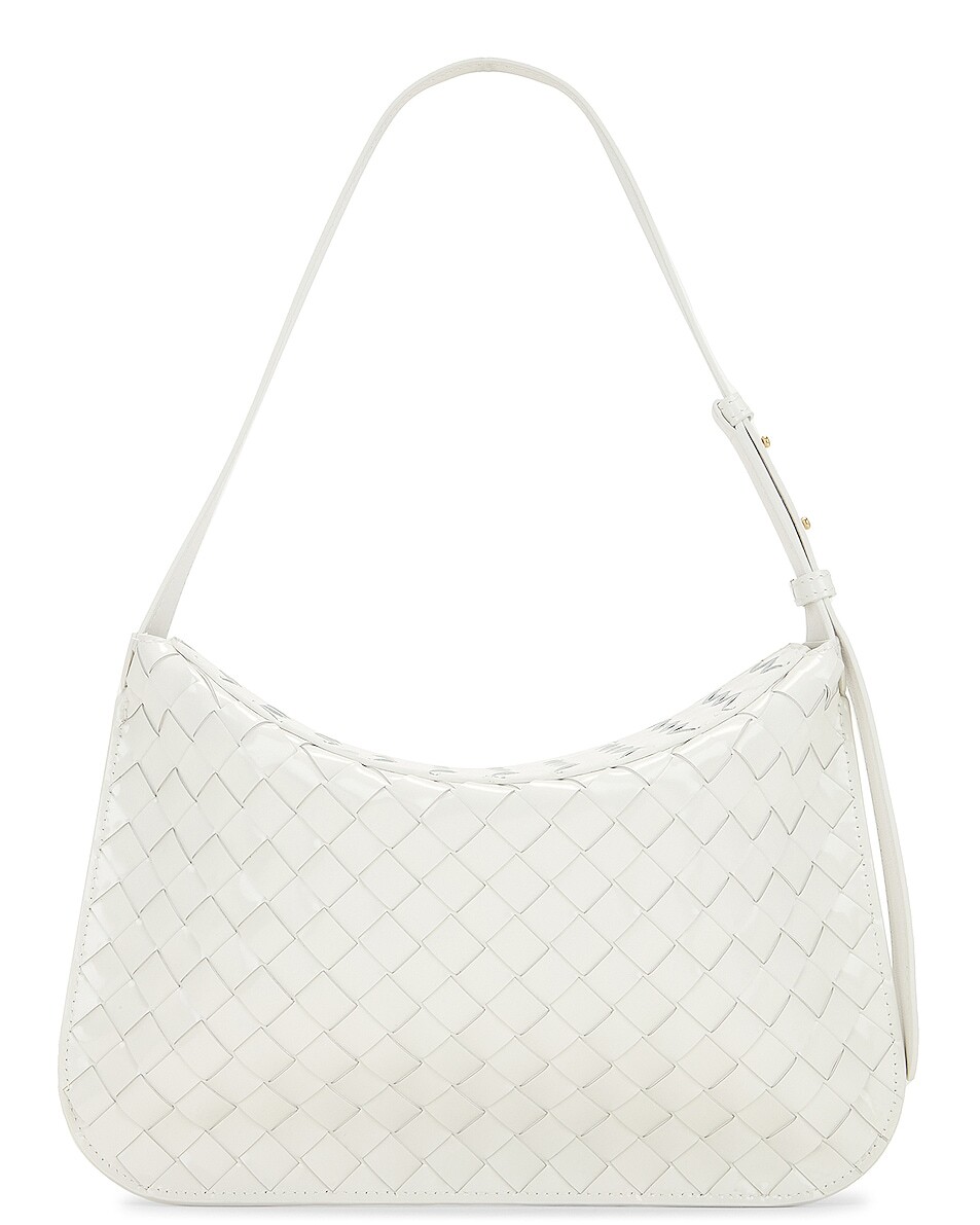 

Сумка через плечо Bottega Veneta Small Metal Loops, цвет White & Parakeet