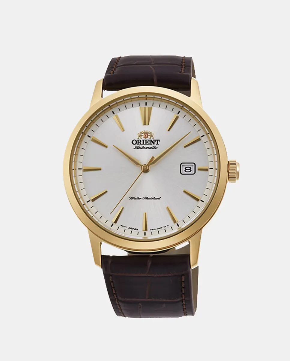 

ORIENT Contemporary RA-AC0F04S10B Автоматические мужские часы из коричневой кожи, коричневый
