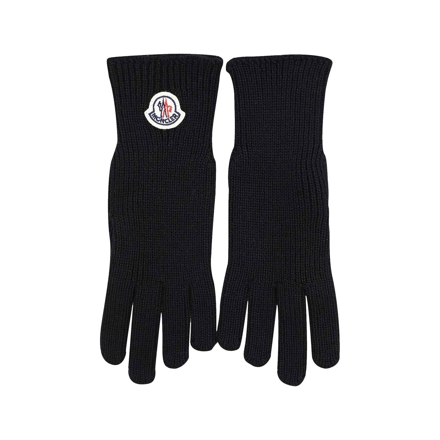 

Перчатки Moncler с логотипом, черные