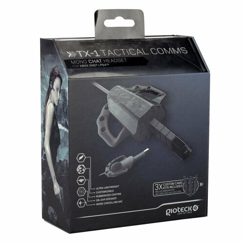 

Видеоигра Gioteck: Tx-1 Tactical Comms Mono Chat Headset – Ps4/Xbox One