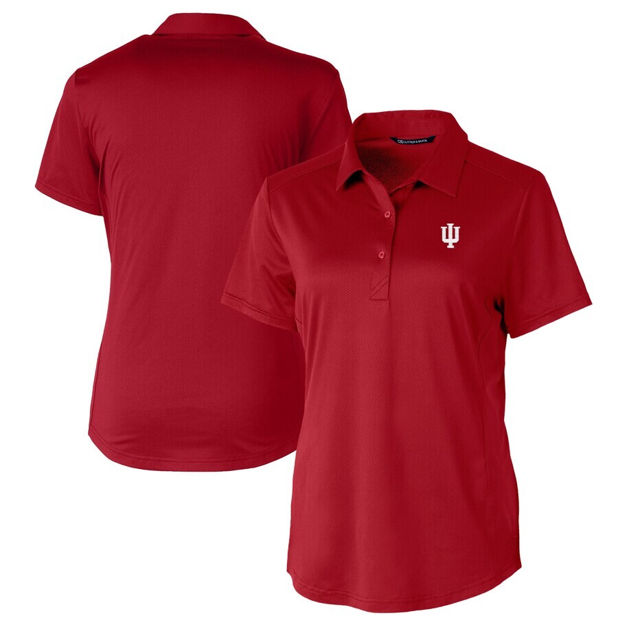 

Поло с коротким рукавом Cutter & Buck Indiana Hoosiers, малиновый