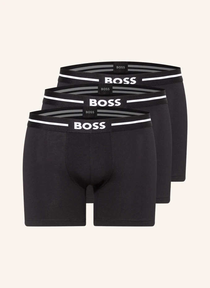 

Комплект из 3 боксеров Boss, черный