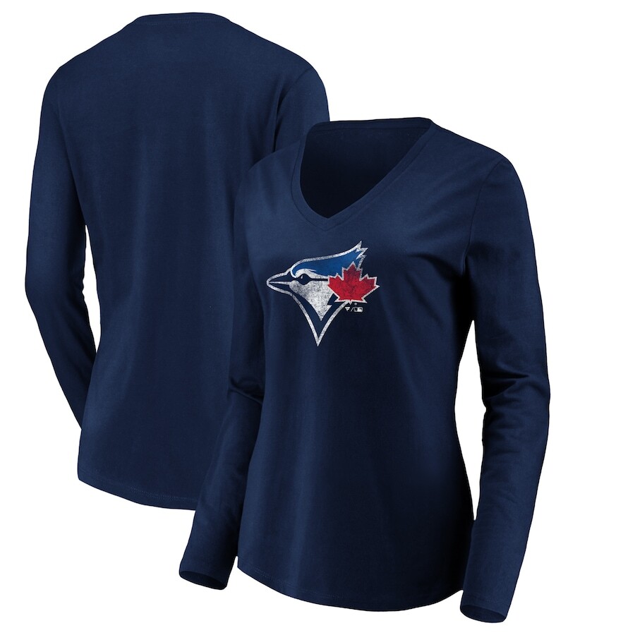 

Футболка с длинным рукавом Fanatics Branded Toronto Blue Jays, нави