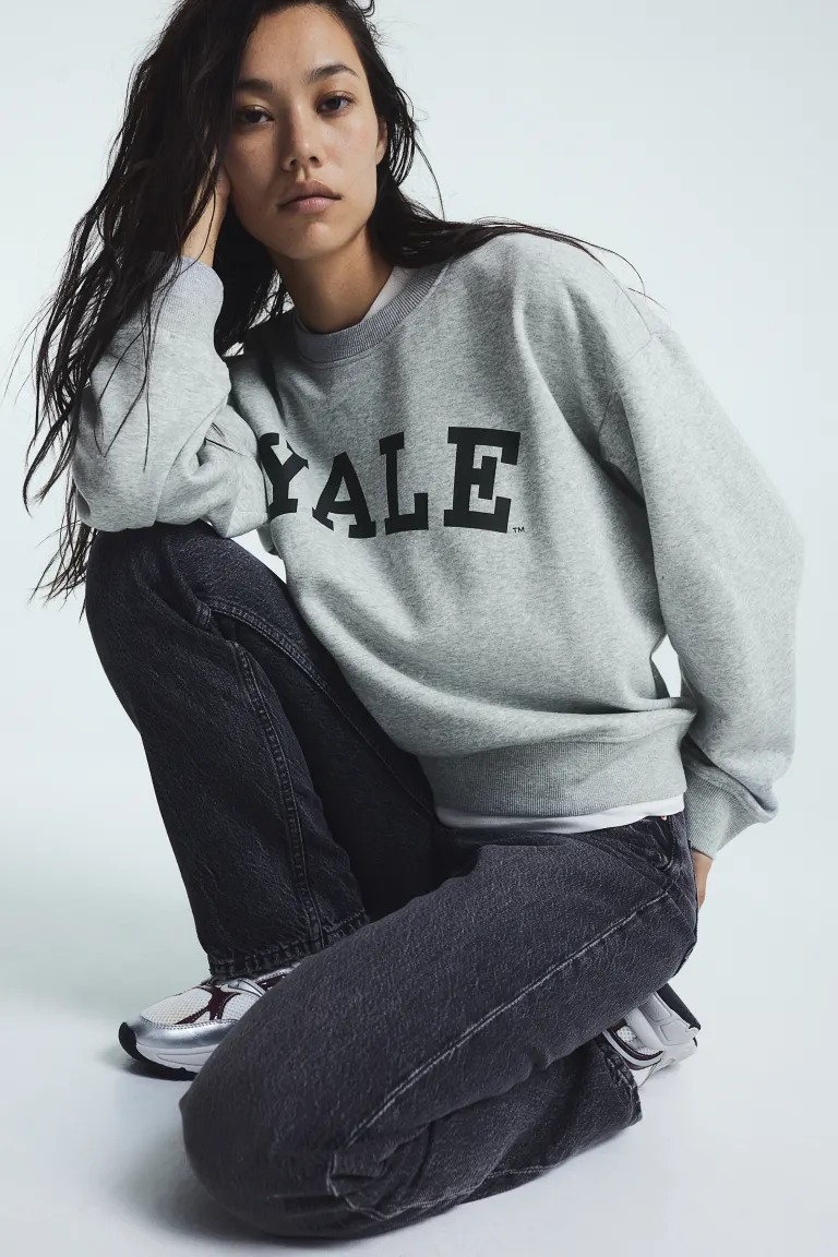 

Толстовка с мотивом H&M, серый