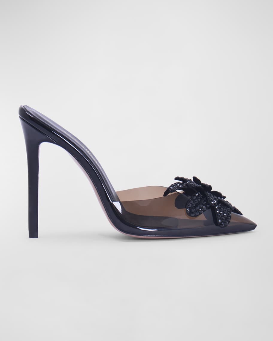 

Туфли без задника Flora Crystal Stiletto Andrea Wazen