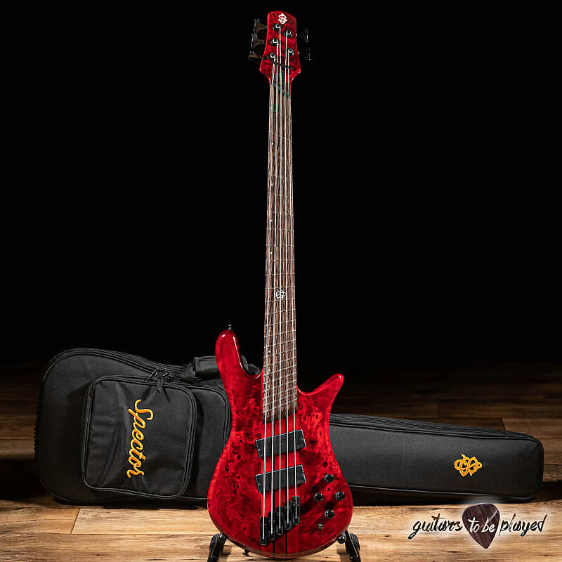 

Басс гитара Spector NS Dimension 5 String Multi-Scale Bass w/ Gigbag – Inferno Red