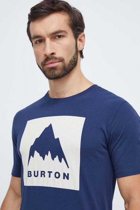 

Хлопковая футболка Burton, темно-синий