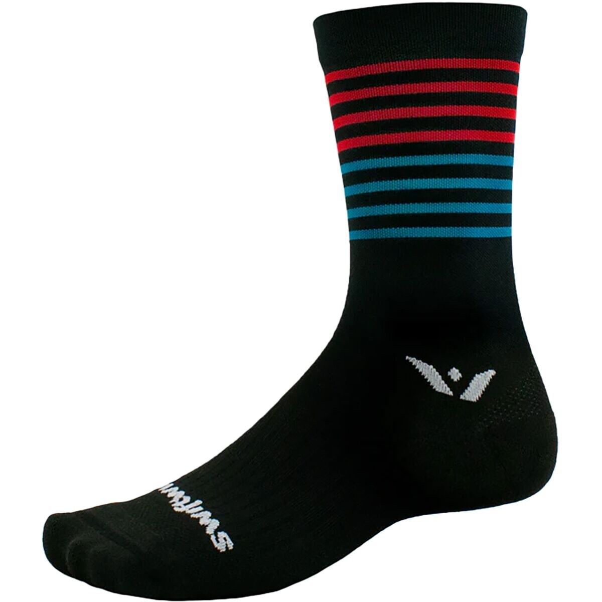 

Носки aspire с семью полосками Swiftwick, цвет stripe red/blue