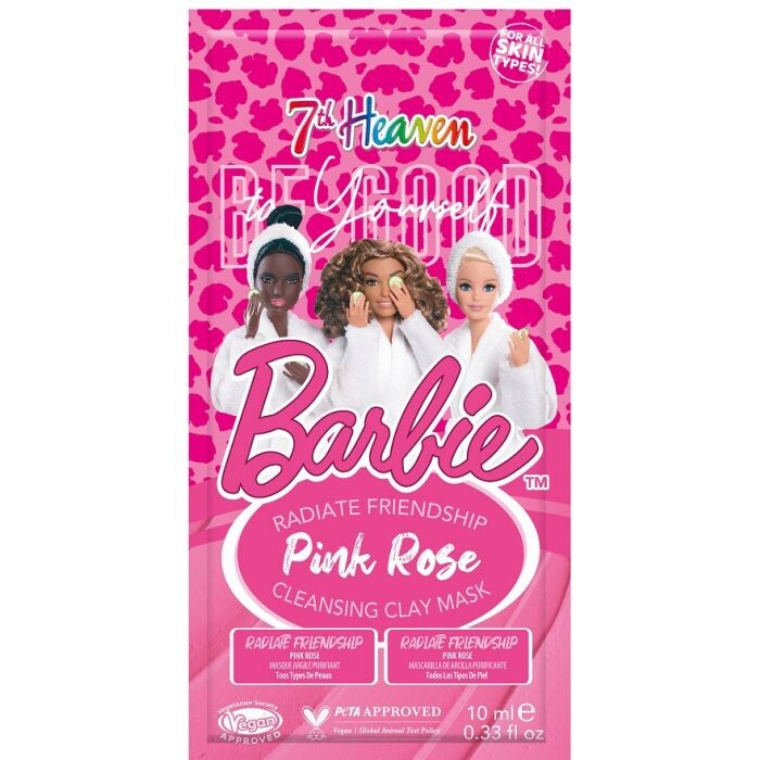 

Маска для лица Barbie Pink Rose Mascarilla Facial de Arcilla Rosa 7Th Heaven, 10 ml