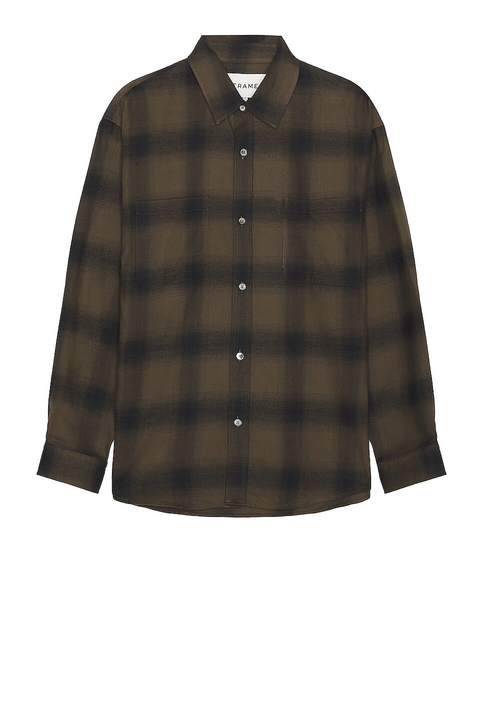 

Рубашка FRAME Flannel, цвет Khaki Plaid