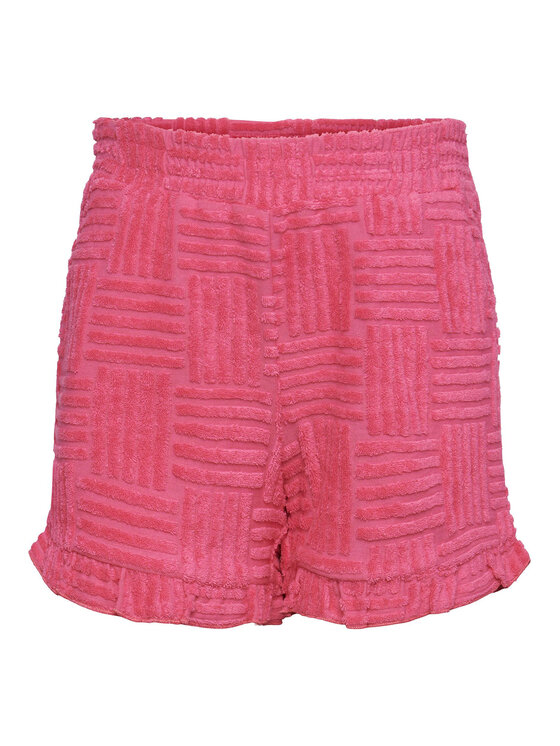 Тканевые шорты стандартного кроя Pieces Kids, розовый